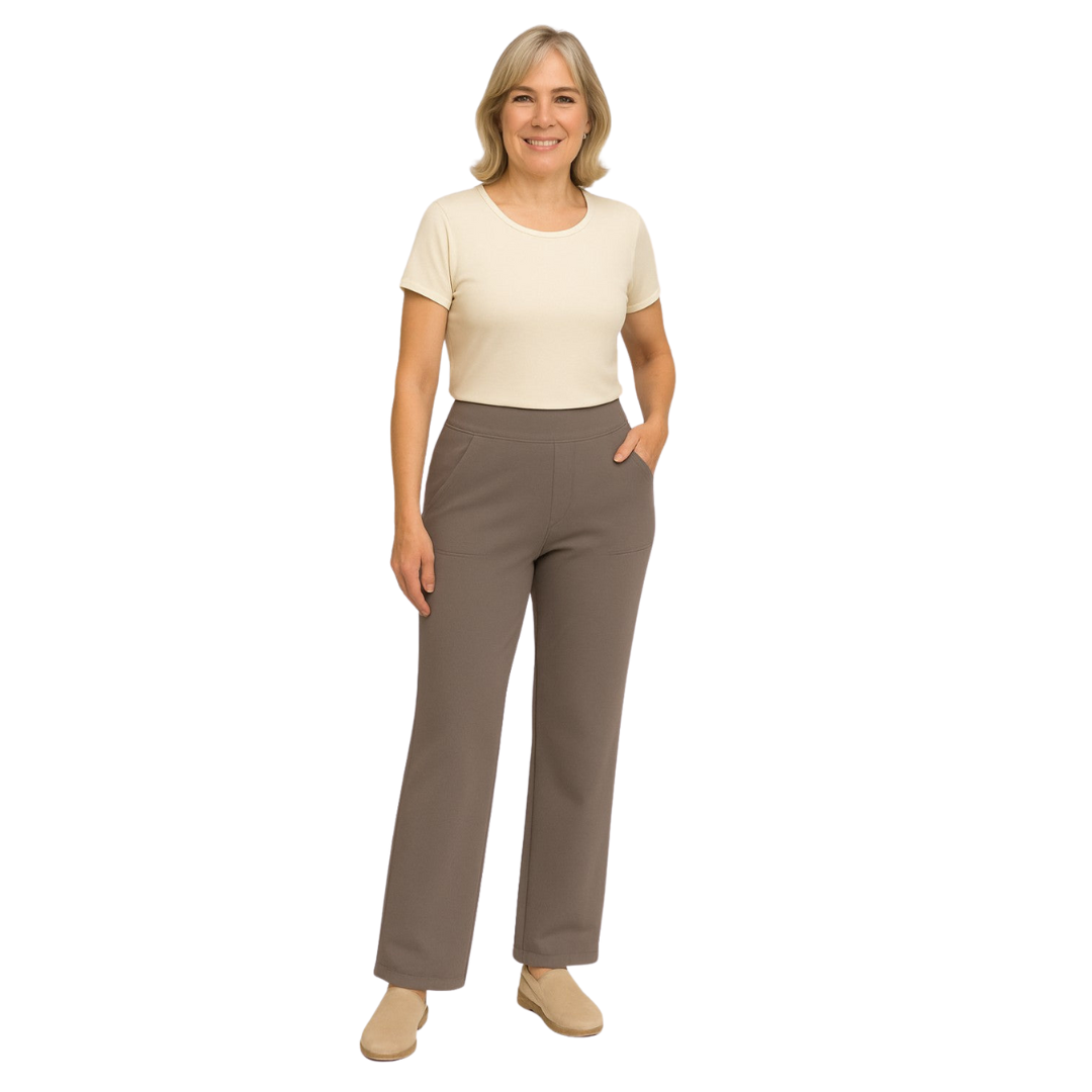 Calista | Elegante broek in zachte jersey